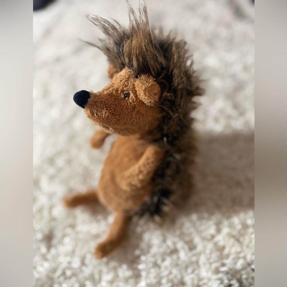 Retired Jellycat Hedgehog Bashful Spike Plush Stuffed Animal Toy Medium 12" EUC - Picture 3 of 12